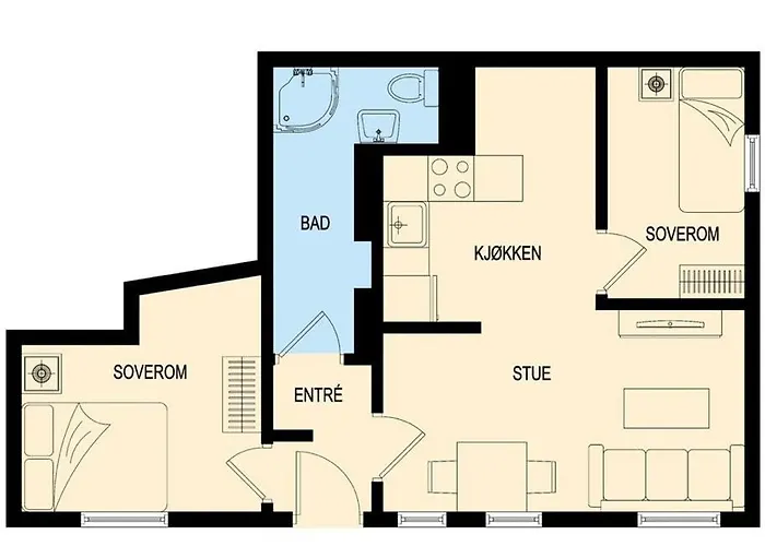 Steinkjellergaten Апартаменты *